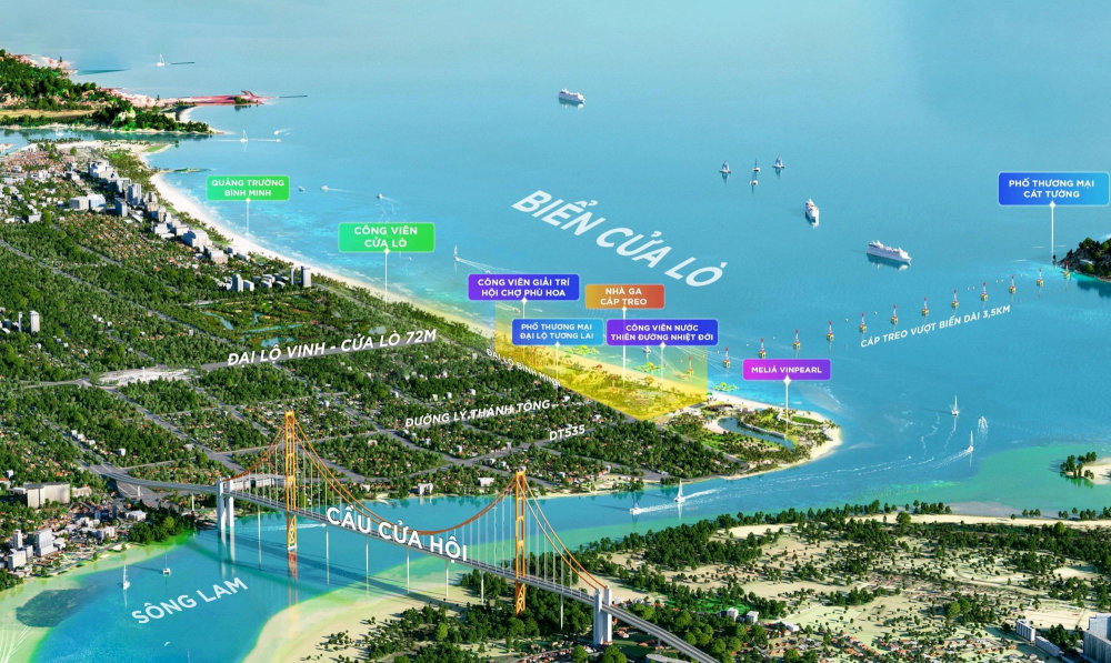 Vị trí VinWonder Cửa Hội